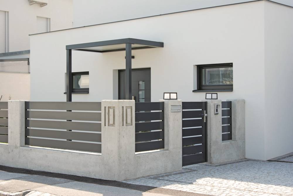 Clotures et portillon aluminium
