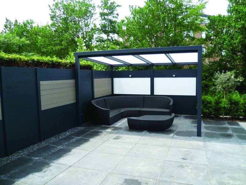 Pergola et palissade alu design